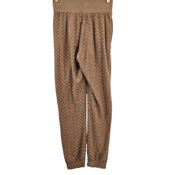 Nike Womens S Tan Everyday Modern High Rise Textured Joggers - Picture 4 of 14